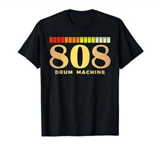 808 Drum Machine Retro Music band DJ Techno T-Shirt