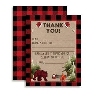 ѤLumberjack Thank You Notesåѡ104? x 5.5?ɤĤ֤Υwith 10ۥ磻by amandac