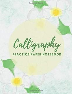 Calligraphy Practice Paper Notebook Blank Hand Lettering Calligraphy Practice Bo