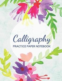Calligraphy Practice Paper Notebook Blank Hand Lettering Calligraphy Practice Bo