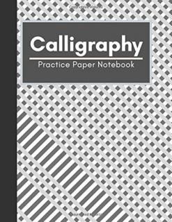 Calligraphy Practice Paper Notebook Blank Hand Lettering Calligraphy Practice Bo