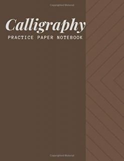 Calligraphy Practice Paper Notebook Blank Hand Lettering Calligraphy Practice Bo