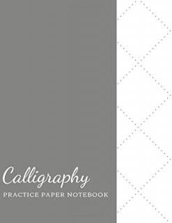 Calligraphy Practice Paper Notebook Blank Hand Lettering Calligraphy Practice Bo