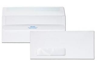 Redi-Seal Window Envelope Contemporary #10 White 500/Box 