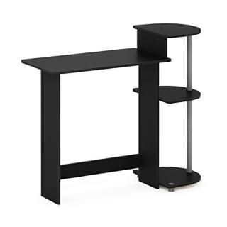 Furinno 11181BK/GY Compact Computer Desk Black/Grey by Furinno