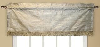 ǥTafetta Nittleå졼60? x 15? Window Valance VL Eden 66753 Val-SLV