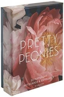 Pretty Peonies 20 Different Notecards and Envelopes