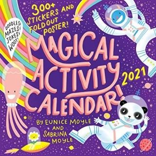 Magical Activity 2021 Calendar 300+ Stickers and Foldout Poster!