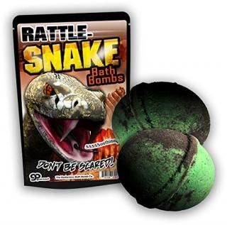Gears Out XL Rattlesnake Bath Bombs Murky Green and Black Bath Balls for Boys Ki