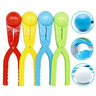 SupMLC Snowball Maker 4 Pack Snow Toys for Kids?Snow Ball Fights Kids Winter Out