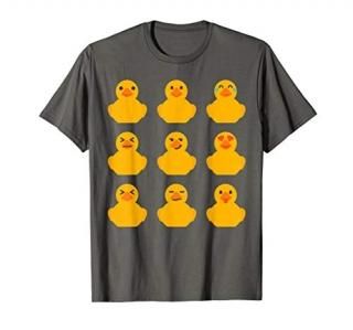Rubber Ducky Emojis Shirt  Cool Duck Bath Toy T-shirt Gift