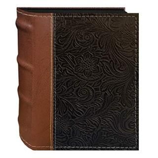 Pioneer Photo Albums 100-Pocket Scroll Embossed Sewn Leatherette 2-Tone Cover Ph