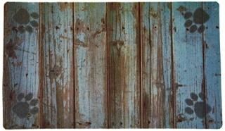 Drymate Distressed Wood Place Mat Green