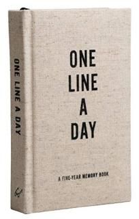 Canvas One Line a Day A Five-Year Memory Book Yearly Memory Journal and Diary Na