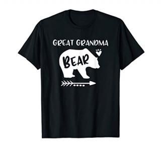 Great Grandma Bear Shirt With Heart & Arrow Graphics T-Shirt