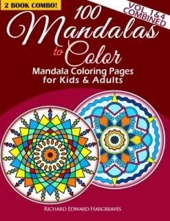 101 Mandalas to Color Adult Coloring Book Mandala Coloring Pages for Kids and Ad