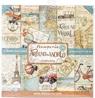 Stamperia Double-Sided Paper Pad 12X12 10/Pkg-Around The World 10 Designs/1 Each