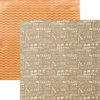 Paper House Productions P-2072E Discover Words Travel Double-Sided Cardstock 12 