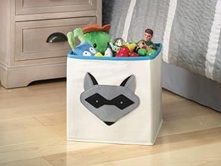 Whitmor Mfg. 6241-4762-RACOO 10 in. L X 10 in. W X 10 in. H Raccoon Square Tote