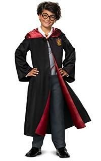 Disguise Harry Potter Costume Kids Deluxe Hooded Robe and Jumpsuit Children Size