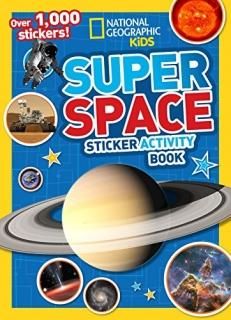 National Geographic Kids Super Space Sticker Activity Book Over 1000 Stickers!