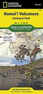 National Geographic Trails Illustrated Map Hawaii Volcanoes National Park Hawai'