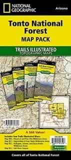 National Geographic Tonto National Forest Map Pack Bundle Trails Illustrated Oth
