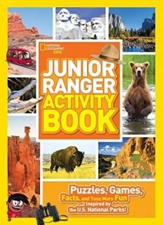 Junior Ranger Activity Book Puzzles Games Facts and Tons More Fun Inspired by th