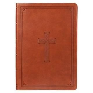 KJV Super Giant Print Lux-Leather Tan