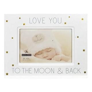 Malden International Designs Baby Memories Love You To Wood ̿ե졼 󥢥 4x6