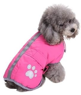 Queenmore Cold Weather Dog Coats Loft Reversible Winter Fleece Dog Vest Waterpro