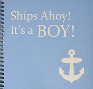 3dRose InspirationzStore Occasions - Ships Ahoy Its a Boy - ٥ӡ - 饤ȥѥ֥