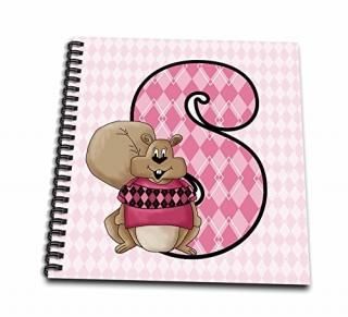 Doreen Erhardt Baby Monograms??Sfor Squirrel inԥ󥯤Υ륺٥ӡȥåΥS inPri
