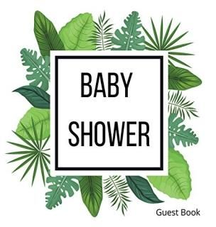 Hardback cover Baby Shower Guest Book Baby shower guest book celebrations decor 