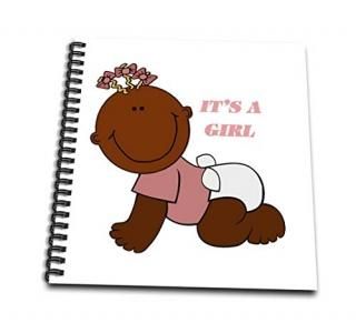 3dRose db_59762_2 Its a Baby Girl եꥫϥꥫͥ꡼֥å 12 x 12