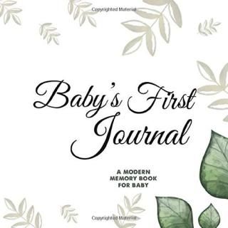 Baby's First Journal - A Morden Memory Book For Baby Memory Baby Books For Girls