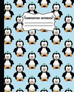 Composition Notebook Penguin Pattern Composition Notebook for your daughter The 