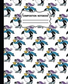 Composition Notebook Penguin Pattern Composition Notebook Home School College fo