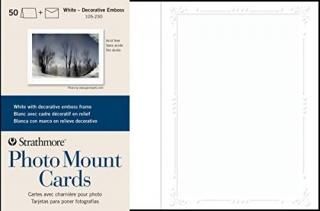 Strathmore ST105-230 Photo Mount Card Sets - White