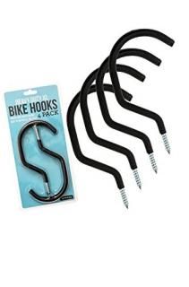 Bike Hanger / Bike Hook Pack of 4 - Heavy-Duty Fits All Bike Types Easy On/Off