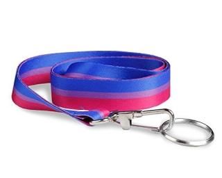 Bisexual Pride Lanyard in a Bag  1?Lanyard??