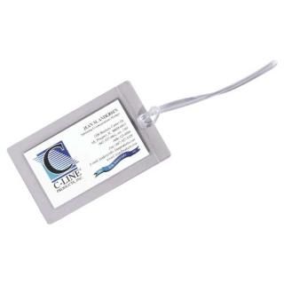 C-Line Super Heavyweight Cleer Adheer Luggage/ID Tag with Straps 4-9/16 x 2-13/1