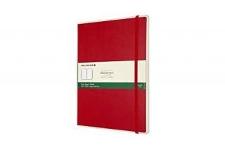 Moleskine Paper Tablet P+ Extra Large Plain Scarlet Red Hard 7.5 x 9.75