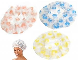 Large Adult Size Multipurpose Bathing & Shower Caps - Reusable Washable 1 Blue 1