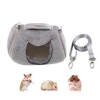 Wontee Hamster Carrier Bag Portable Outdoor Travel Handbag with Adjustable Singl