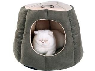 Armarkat Cat Bed Laurel Green and Beige by Armarkat
