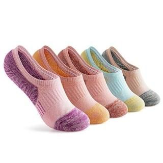 No Show Athletic Socks 5-10 Pairs Hiking Running Ankle Socks For Women Cushion L