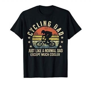 Mens Cycling Dad Just Like Normal Dad Except Much Cooler Cyclist T-Shirt