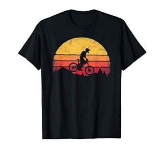 Mountain Biking Cycling Cyclist Retro Vintage Bicycle Bike T-Shirt