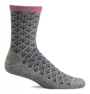 Sockwell Women's Sweet Pea Crew Sock Grey - S/M